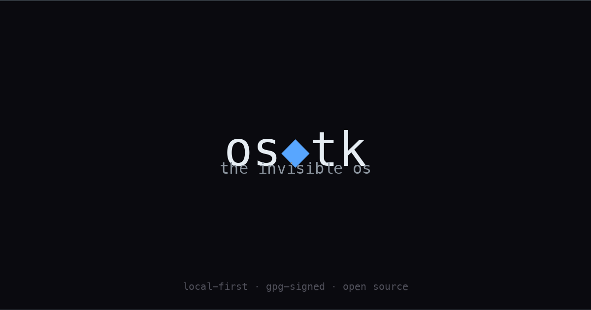 ostk — os + tack: the invisible os